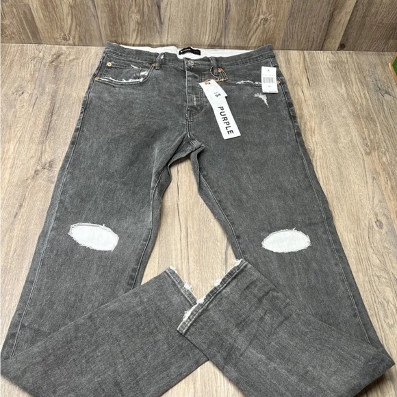 Purple jeans